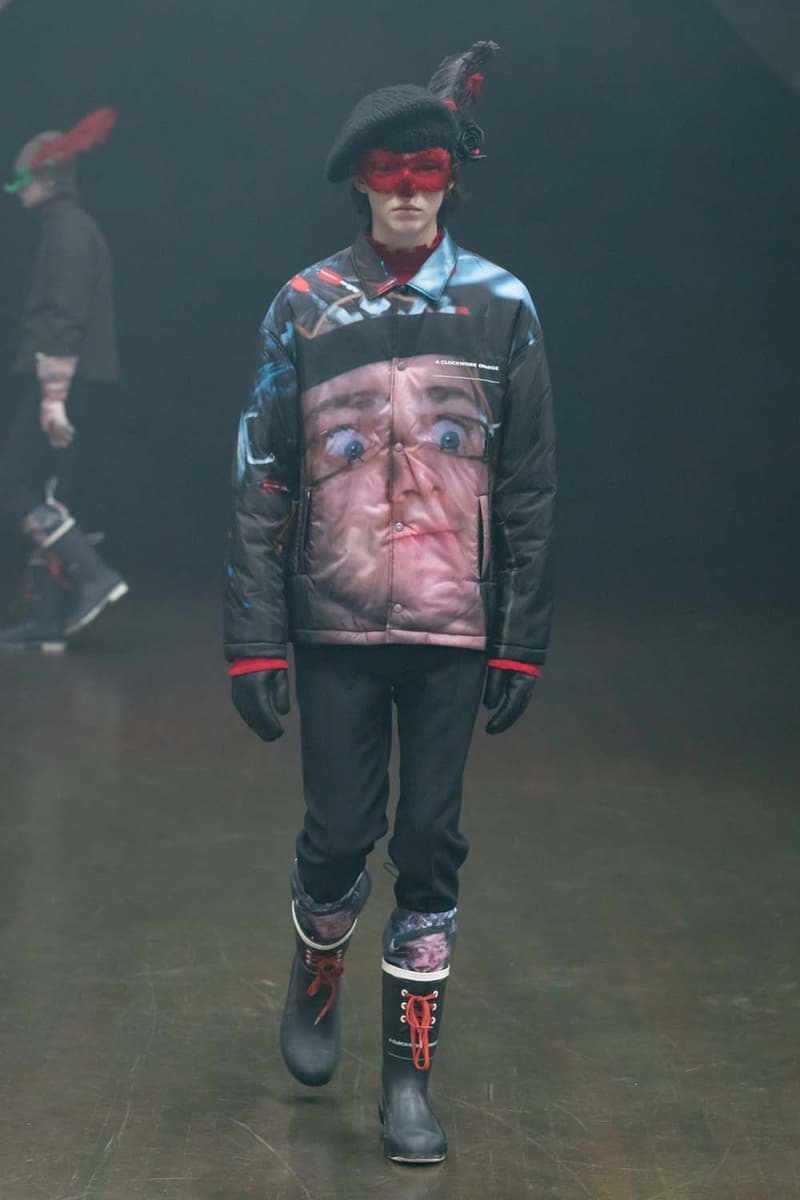 UNDERCOVER Fall Winter 2019 Collection Runway paris fashion week mens jun takahashi clockwork orange droogs nike collaboration valentino