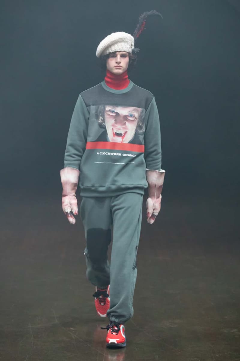 UNDERCOVER Fall Winter 2019 Collection Runway paris fashion week mens jun takahashi clockwork orange droogs nike collaboration valentino