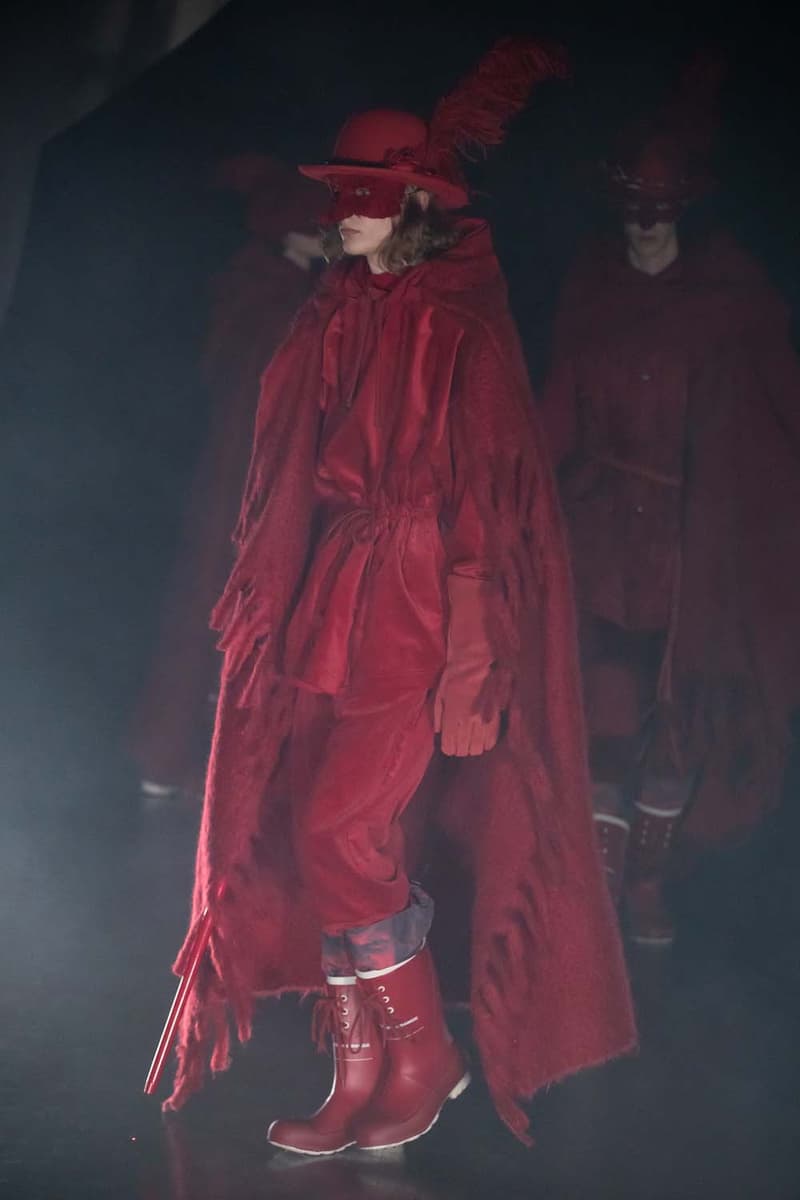 UNDERCOVER Fall Winter 2019 Collection Runway paris fashion week mens jun takahashi clockwork orange droogs nike collaboration valentino