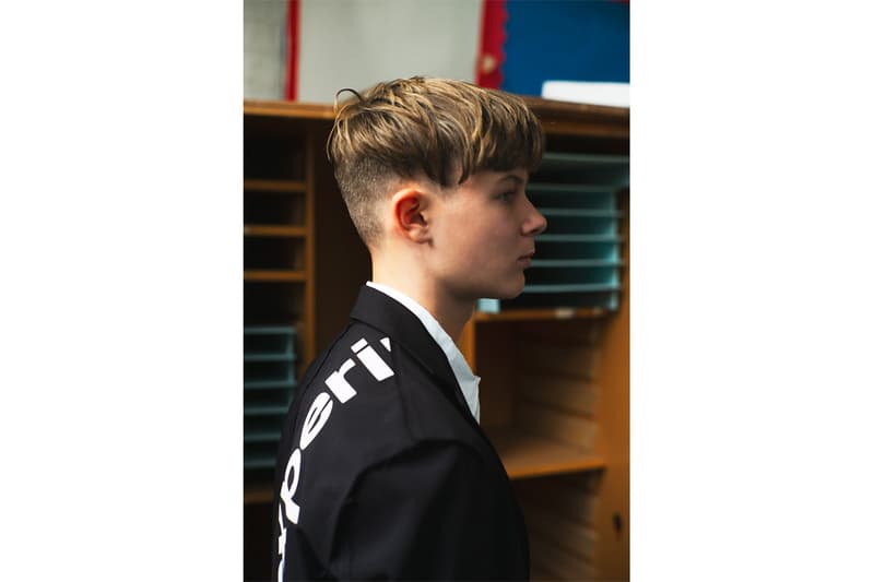 uniform experiment Spring/Summer 2019 Lookbook collection Japanese streetwear bomber suit graphic crewneck t-shirt tee trousers shorts