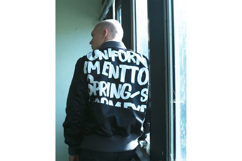 uniform experiment Spring/Summer 2019 Lookbook collection Japanese streetwear bomber suit graphic crewneck t-shirt tee trousers shorts
