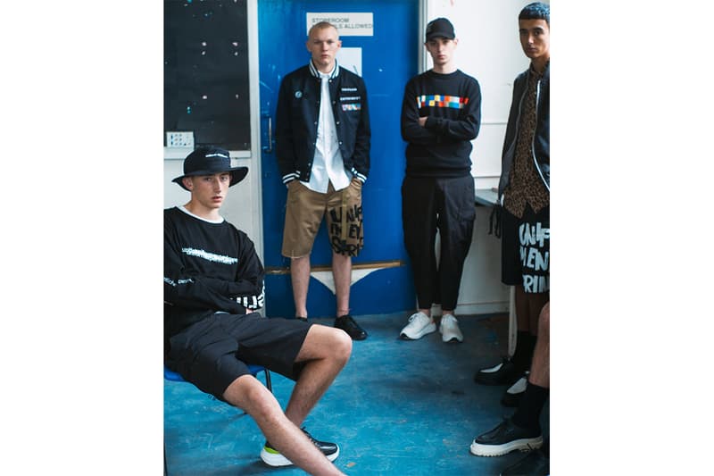 uniform experiment Spring/Summer 2019 Lookbook collection Japanese streetwear bomber suit graphic crewneck t-shirt tee trousers shorts