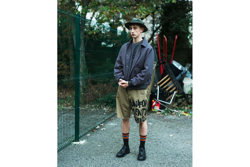 uniform experiment Spring/Summer 2019 Lookbook collection Japanese streetwear bomber suit graphic crewneck t-shirt tee trousers shorts