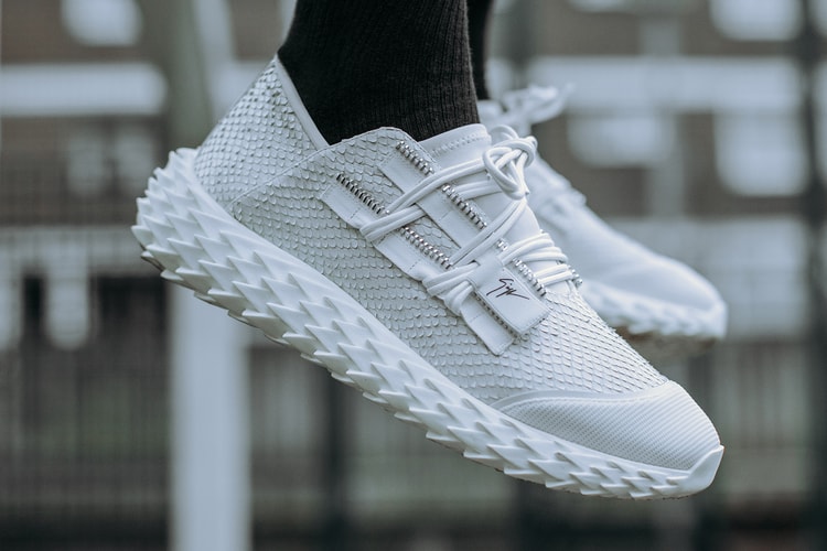 The Giuseppe Zanotti "Urchin" Sneaker Arrives in Two New Snakeskin Colorways