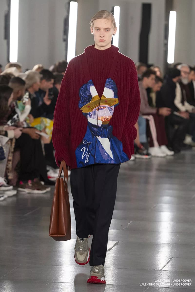 Valentino FW19 fall winter 2019 Runway Collection UNDERCOVER collaboration release date info menswear paris fashion week pierpaolo piccioli