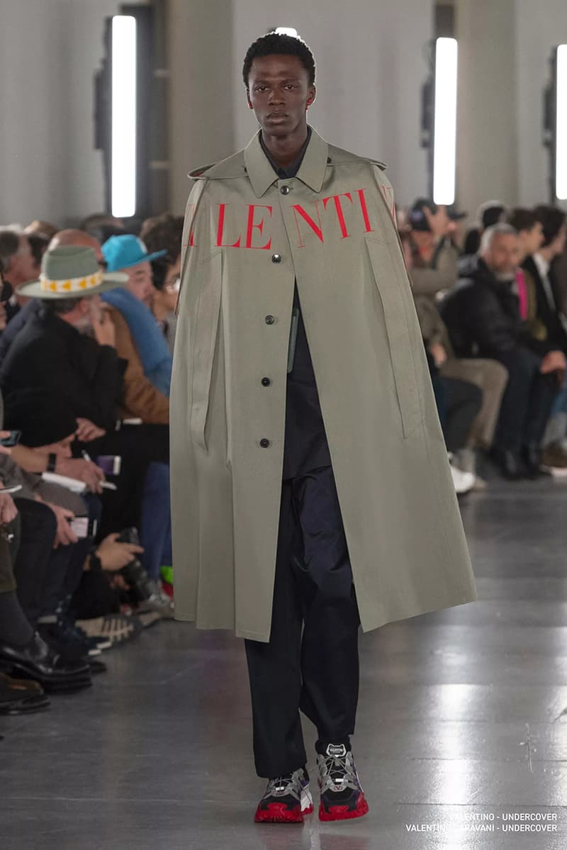 Valentino FW19 fall winter 2019 Runway Collection UNDERCOVER collaboration release date info menswear paris fashion week pierpaolo piccioli