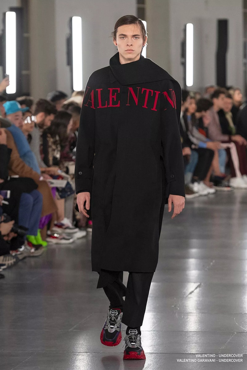 Valentino FW19 fall winter 2019 Runway Collection UNDERCOVER collaboration release date info menswear paris fashion week pierpaolo piccioli