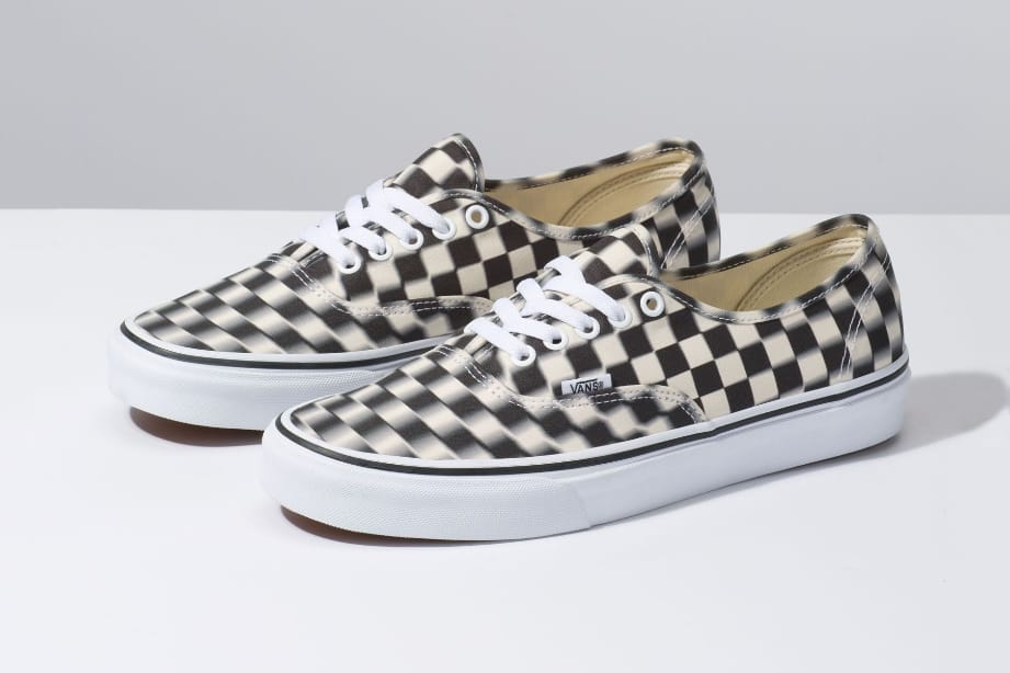 black and white checkered vans shoes