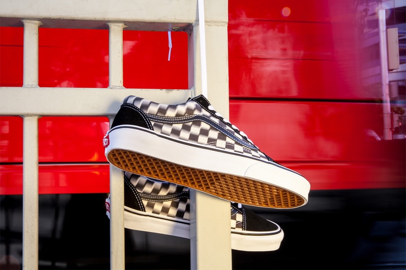 vans blur check pack available now authentic classic slip on sk8 hi old skool 2019 january footwear black white