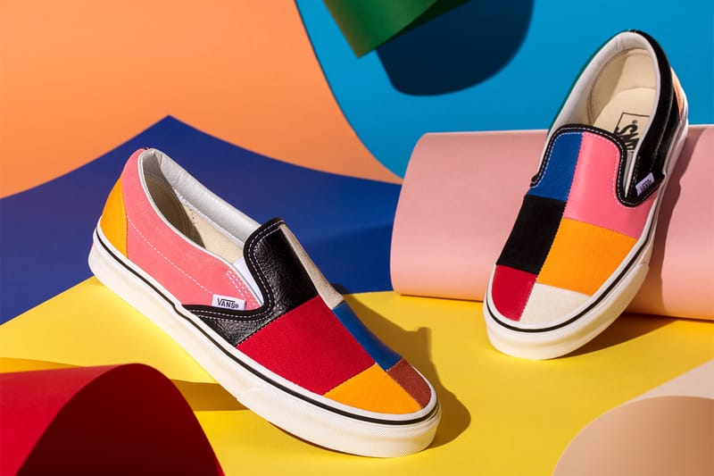 Vans' "Patchwork" Pack Shares a Mix of Premium Materials & Bold Color Blocking