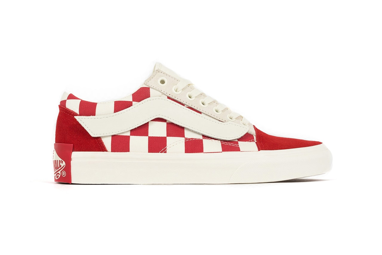 Purlicue x Vans "Year of the Pig" Era & Old Skool Red White Checkerboard Pig Big Branding Tags Laces