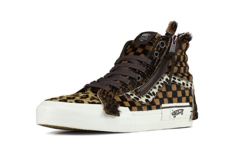 Vans Patches Iconic Sk8-Hi With Different Animal Fur release drop date images info price leopard skin pony hair cheetah tiger strips high top skate sneakers footwear