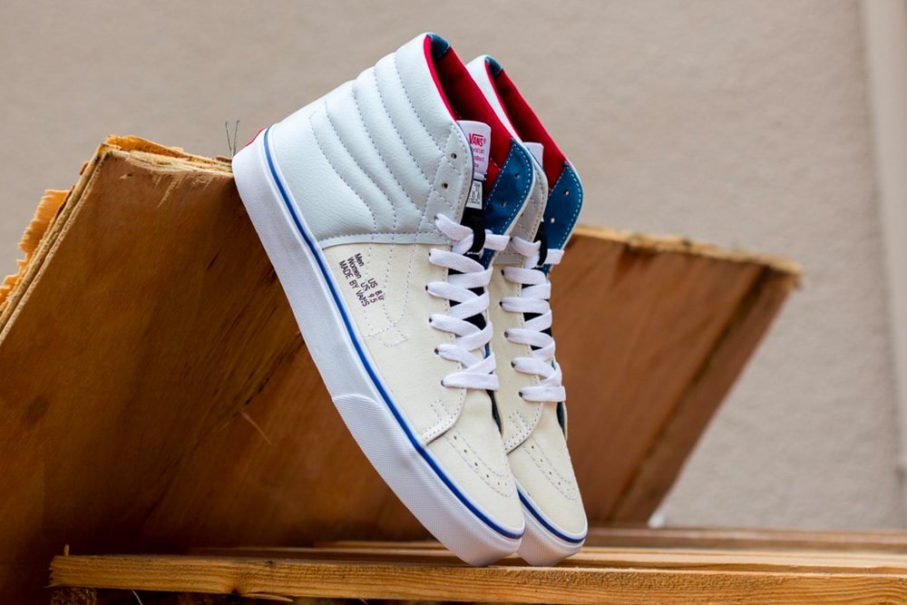 Vans Sk8 Hi Inside Out Release Info Date white sail red blue 
