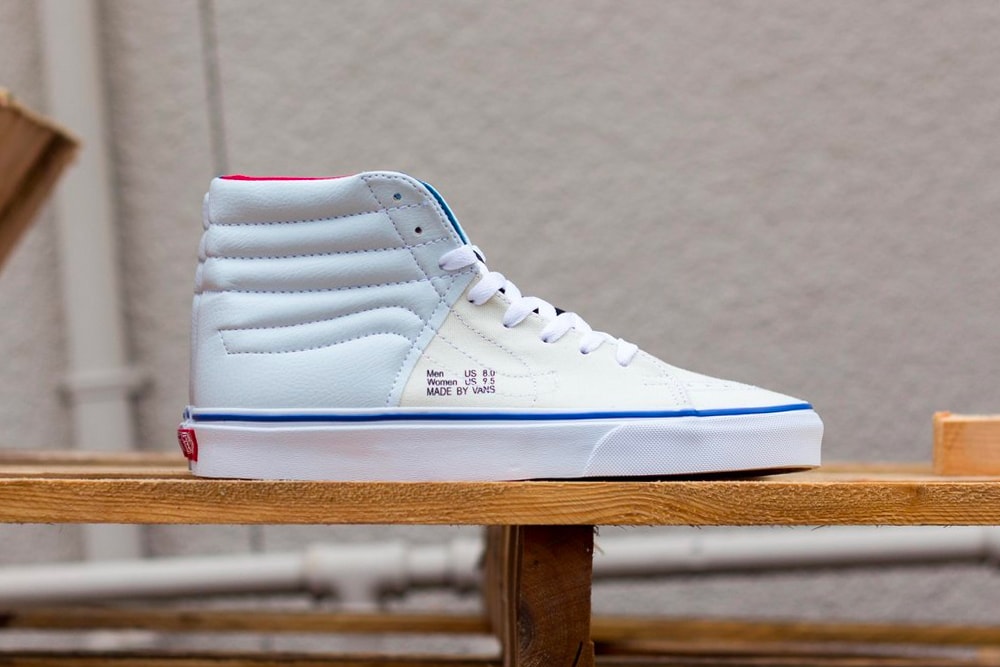 Vans Sk8 Hi Inside Out Release Info Date white sail red blue 