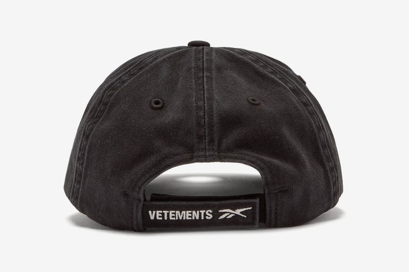 Vetements Reebok Metal Eyelet Cap Release Info Date Black White MATCHESFASHION.COM demna gvasalia