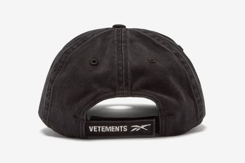 Vetements X Reebok Metal Eyelet Cap Release Hypebeast