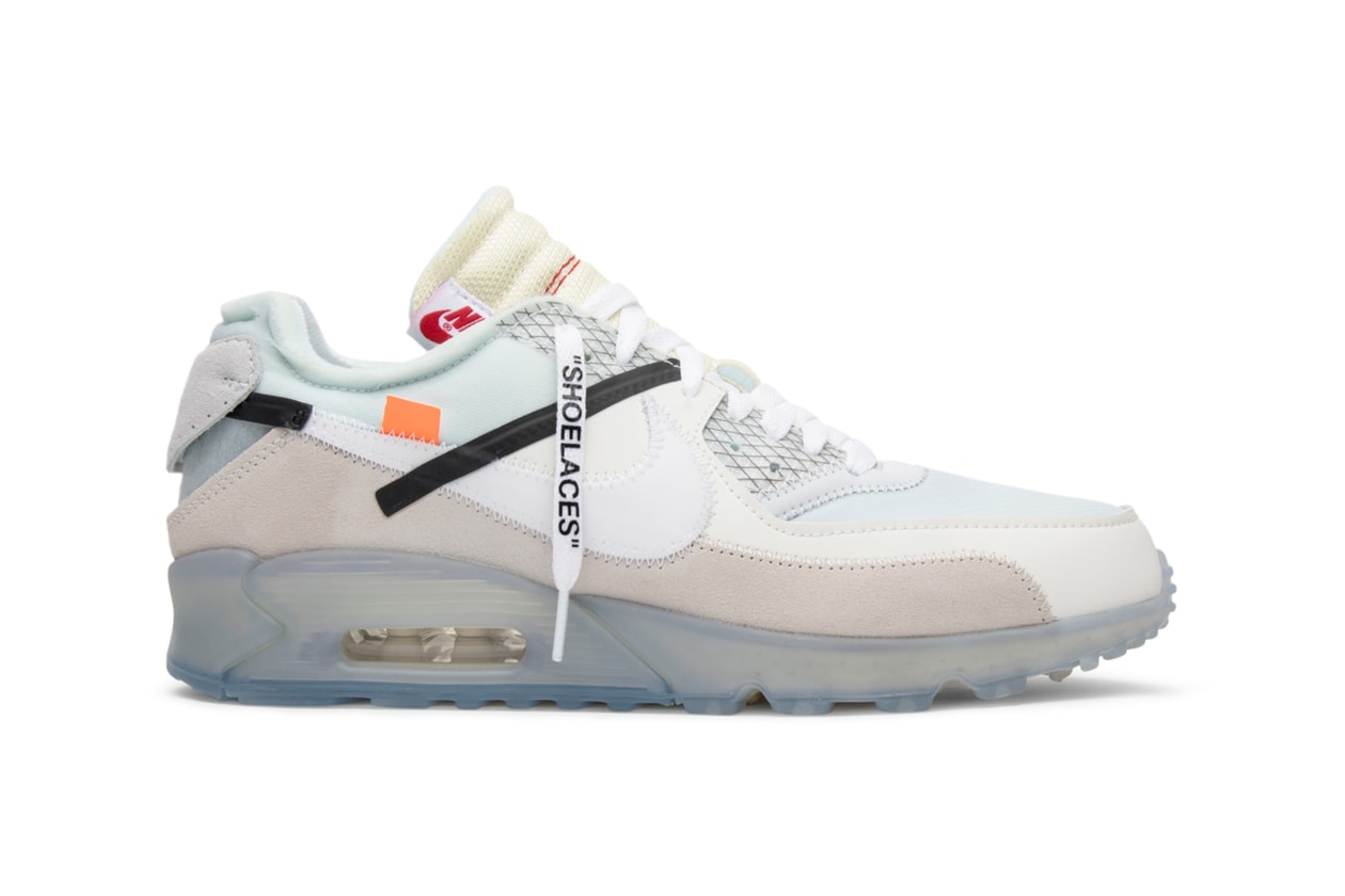 GOAT Looks Back at Off-White's Nike Collabs virgil abloh ten sneakers basketball running sports ghosting deconstruct industrial whit clear red orange brown black translucent icy 