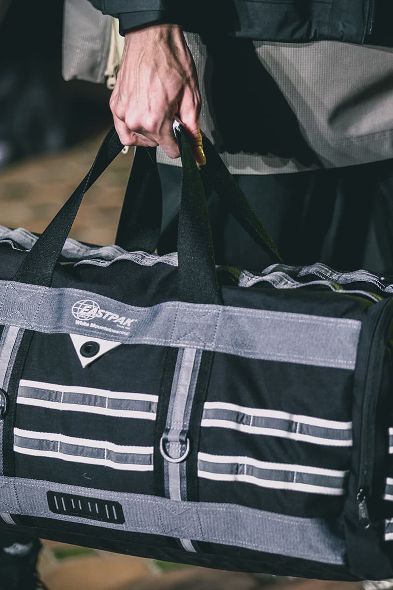 White Mountaineering Eastpak Spring Summer 2019 collaboration bag backpack duffel tote hiking release date info january 19 26 2019 buy