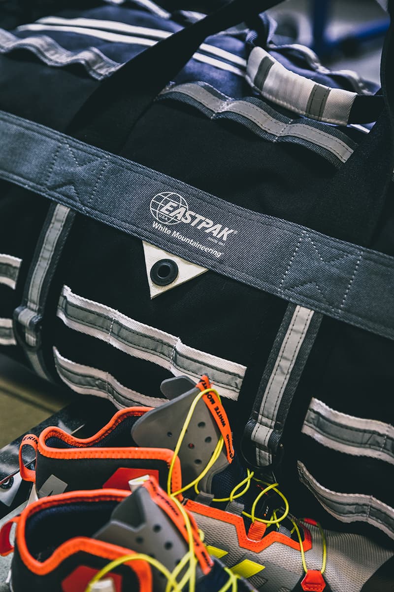 White Mountaineering Eastpak Spring Summer 2019 collaboration bag backpack duffel tote hiking release date info january 19 26 2019 buy