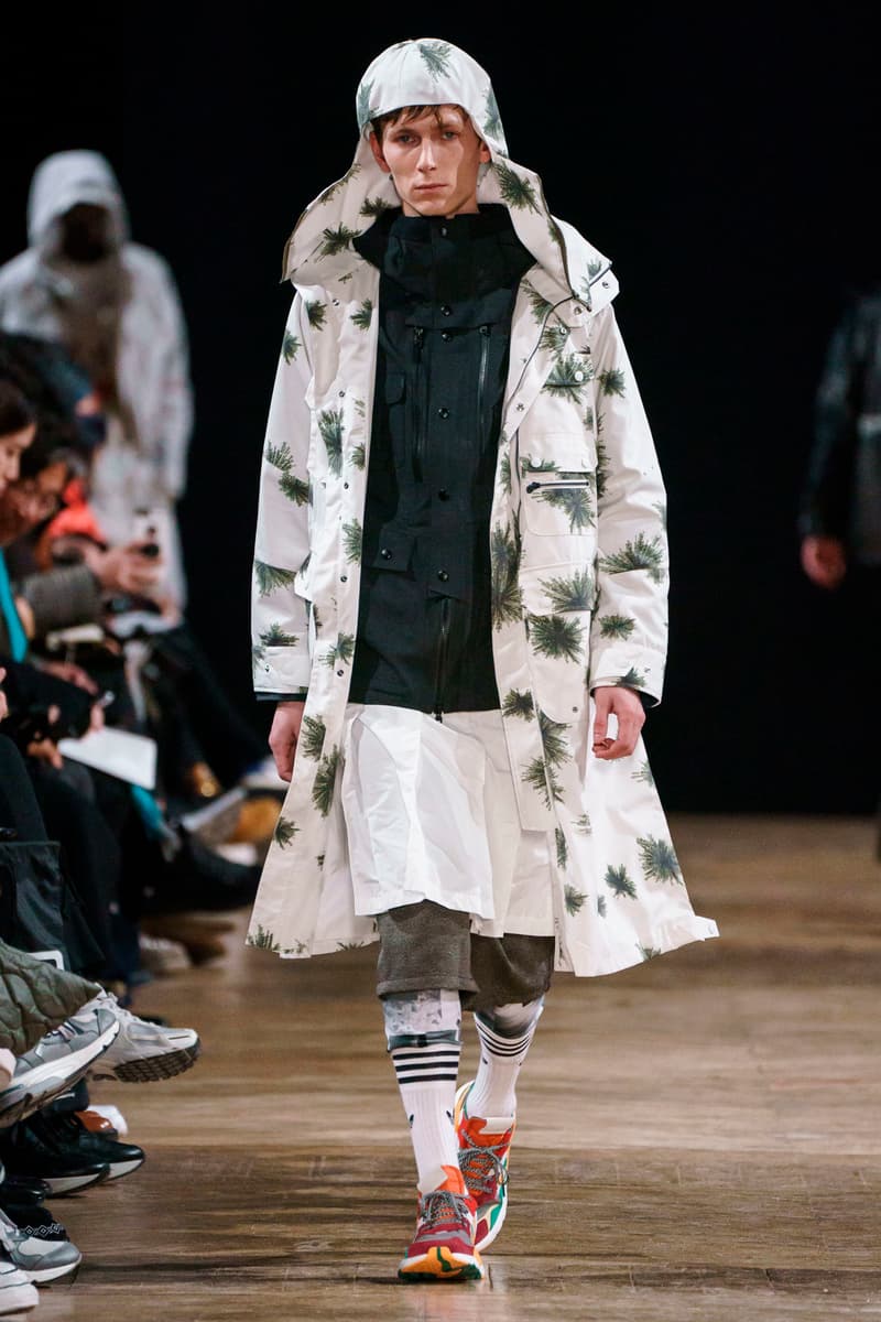 White Mountaineering Fall/Winter 2019 Collection runway lookbooks paris fashion week Danner adidas originals Eastpak