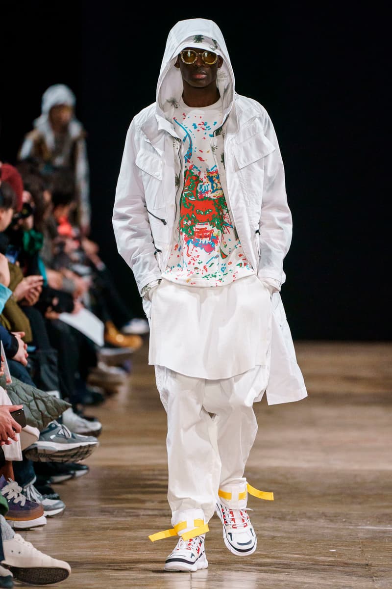 White Mountaineering Fall/Winter 2019 Collection runway lookbooks paris fashion week Danner adidas originals Eastpak