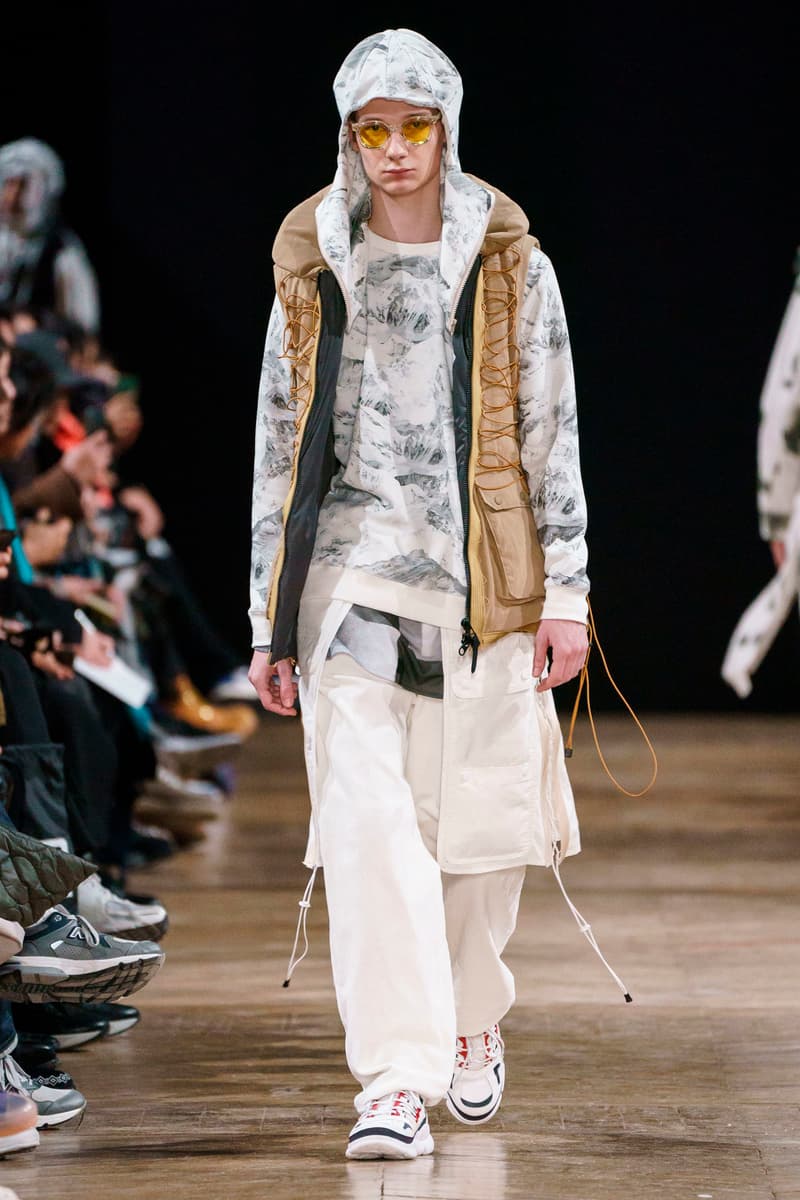 White Mountaineering Fall/Winter 2019 Collection runway lookbooks paris fashion week Danner adidas originals Eastpak