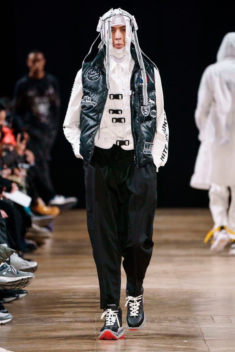 White Mountaineering Fall/Winter 2019 Collection runway lookbooks paris fashion week Danner adidas originals Eastpak