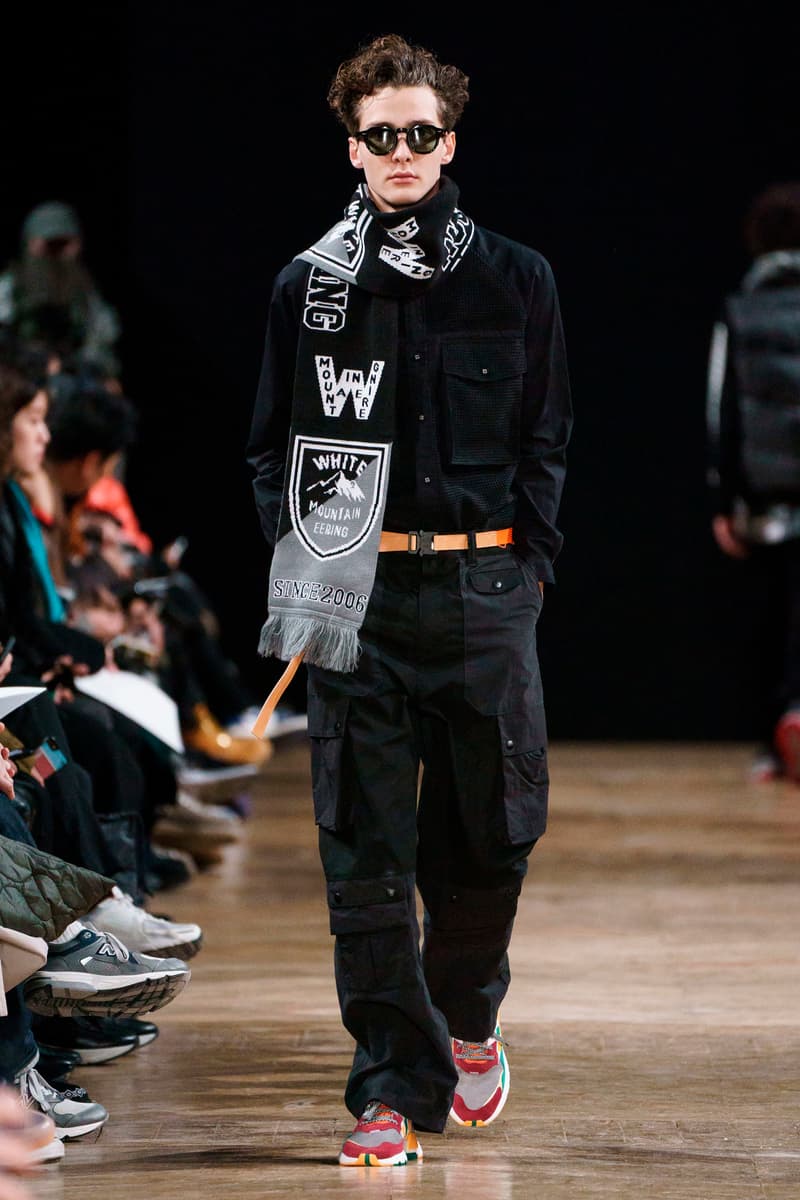 White Mountaineering Fall/Winter 2019 Collection runway lookbooks paris fashion week Danner adidas originals Eastpak