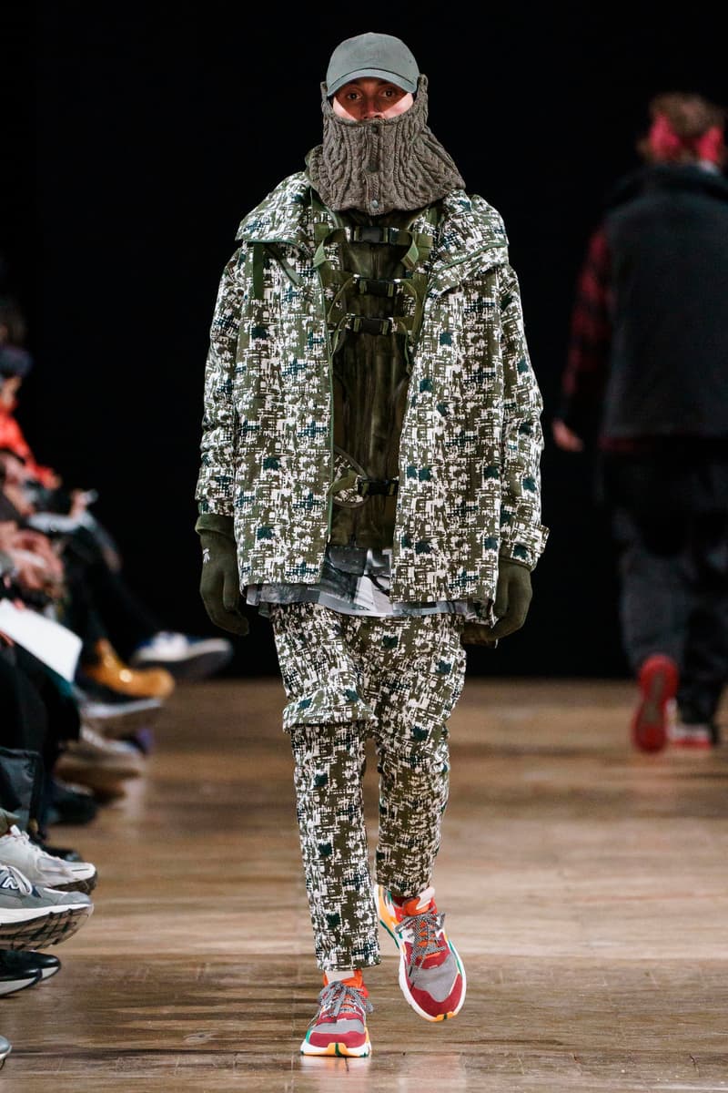 White Mountaineering Fall/Winter 2019 Collection runway lookbooks paris fashion week Danner adidas originals Eastpak