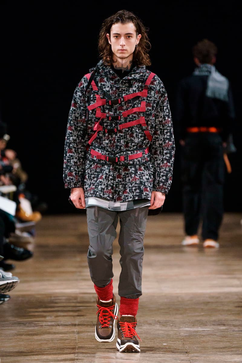 White Mountaineering Fall/Winter 2019 Collection runway lookbooks paris fashion week Danner adidas originals Eastpak