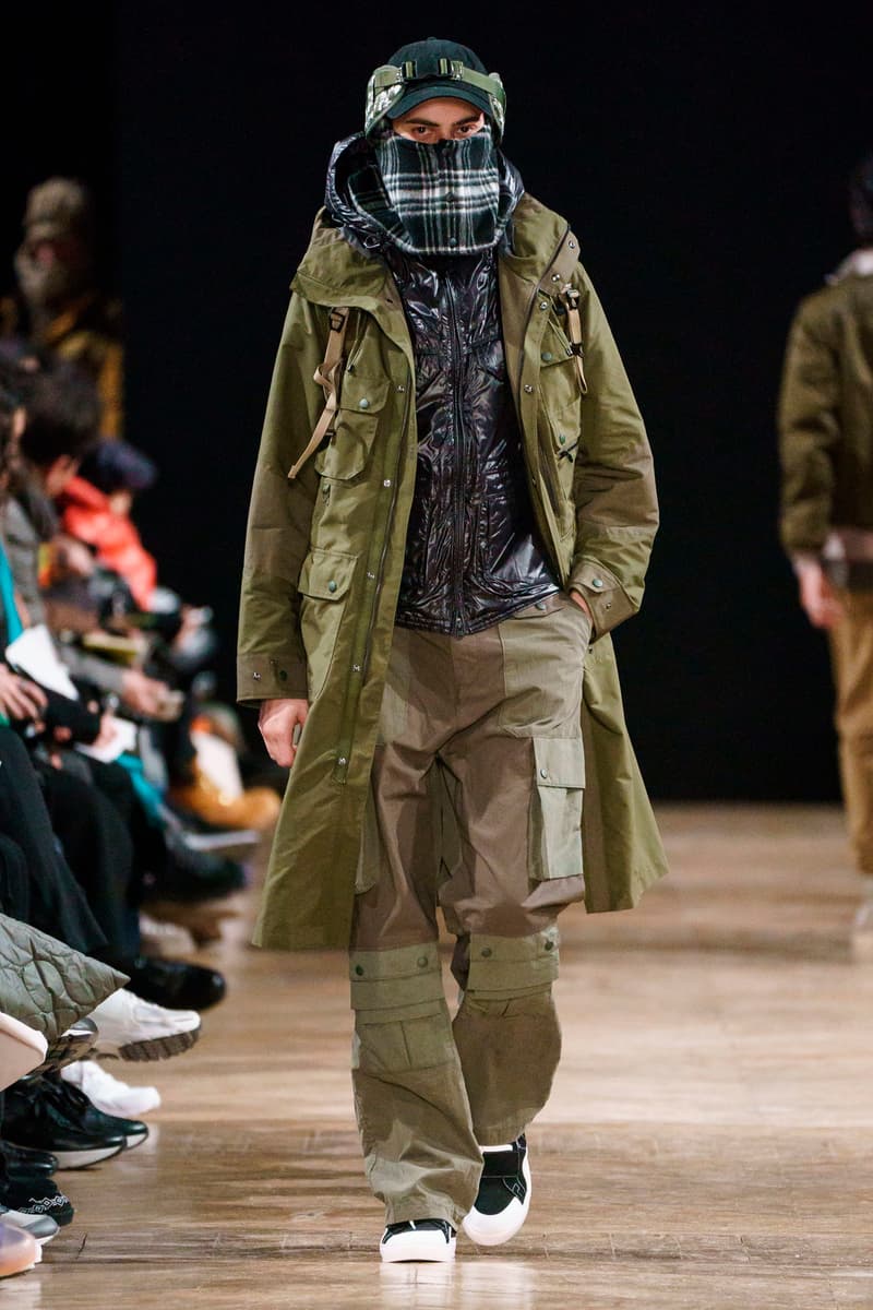 White Mountaineering Fall/Winter 2019 Collection runway lookbooks paris fashion week Danner adidas originals Eastpak