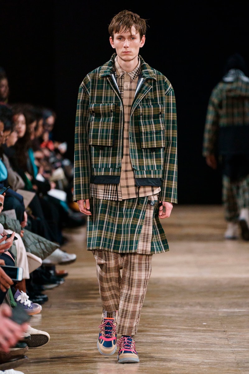 White Mountaineering Fall/Winter 2019 Collection runway lookbooks paris fashion week Danner adidas originals Eastpak