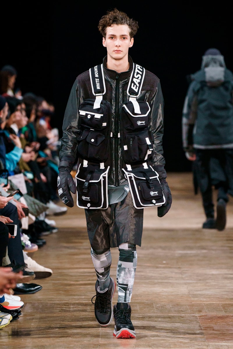 White Mountaineering Fall/Winter 2019 Collection runway lookbooks paris fashion week Danner adidas originals Eastpak