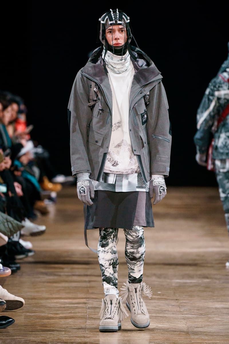 White Mountaineering Fall/Winter 2019 Collection runway lookbooks paris fashion week Danner adidas originals Eastpak