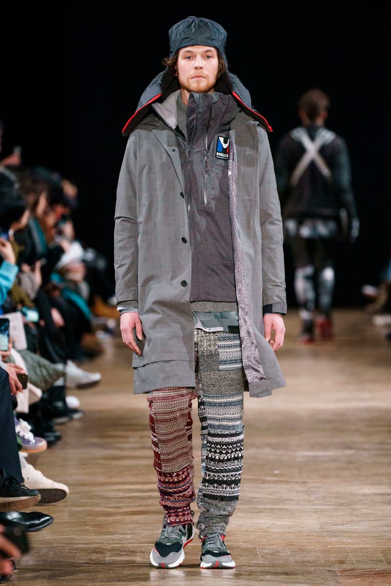 White Mountaineering Fall/Winter 2019 Collection runway lookbooks paris fashion week Danner adidas originals Eastpak