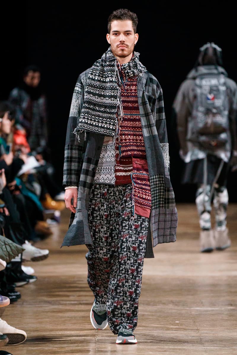 White Mountaineering Fall/Winter 2019 Collection runway lookbooks paris fashion week Danner adidas originals Eastpak