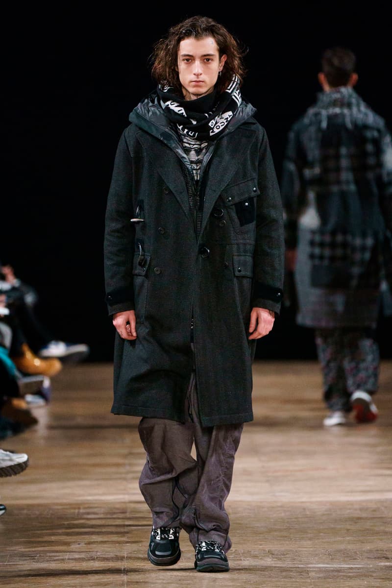 White Mountaineering Fall/Winter 2019 Collection runway lookbooks paris fashion week Danner adidas originals Eastpak