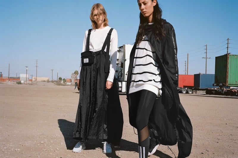 y 3 spring summer 2019 collection campaign y3 adidas ss19 Yohji Yamamoto info details information pictures images lookbook angelo pennetta clothes cost where to buy women mens black white jacket outerwear jacjets backpack pants shirt t tee