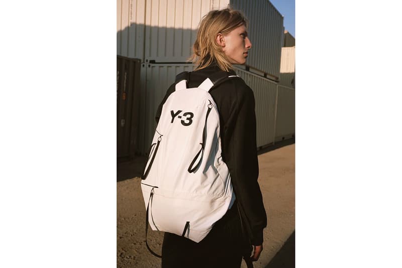 y 3 spring summer 2019 collection campaign y3 adidas ss19 Yohji Yamamoto info details information pictures images lookbook angelo pennetta clothes cost where to buy women mens black white jacket outerwear jacjets backpack pants shirt t tee