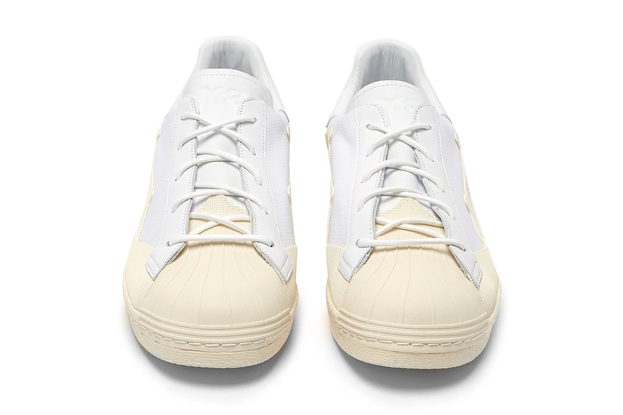 Y-3 Super Takusan Canvas Leather Shoe Details Shoes Trainers Kicks Sneakers Footwear matchesfashion.com adidas Superstar