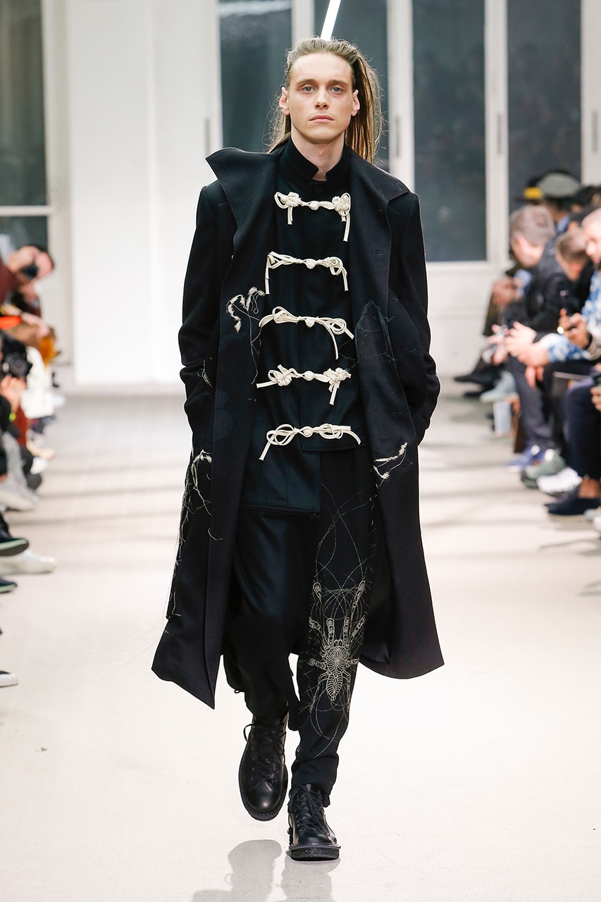 Yohji Yamamoto Pour Homme Fall Winter 2019 runway collection fashion week paris menswear