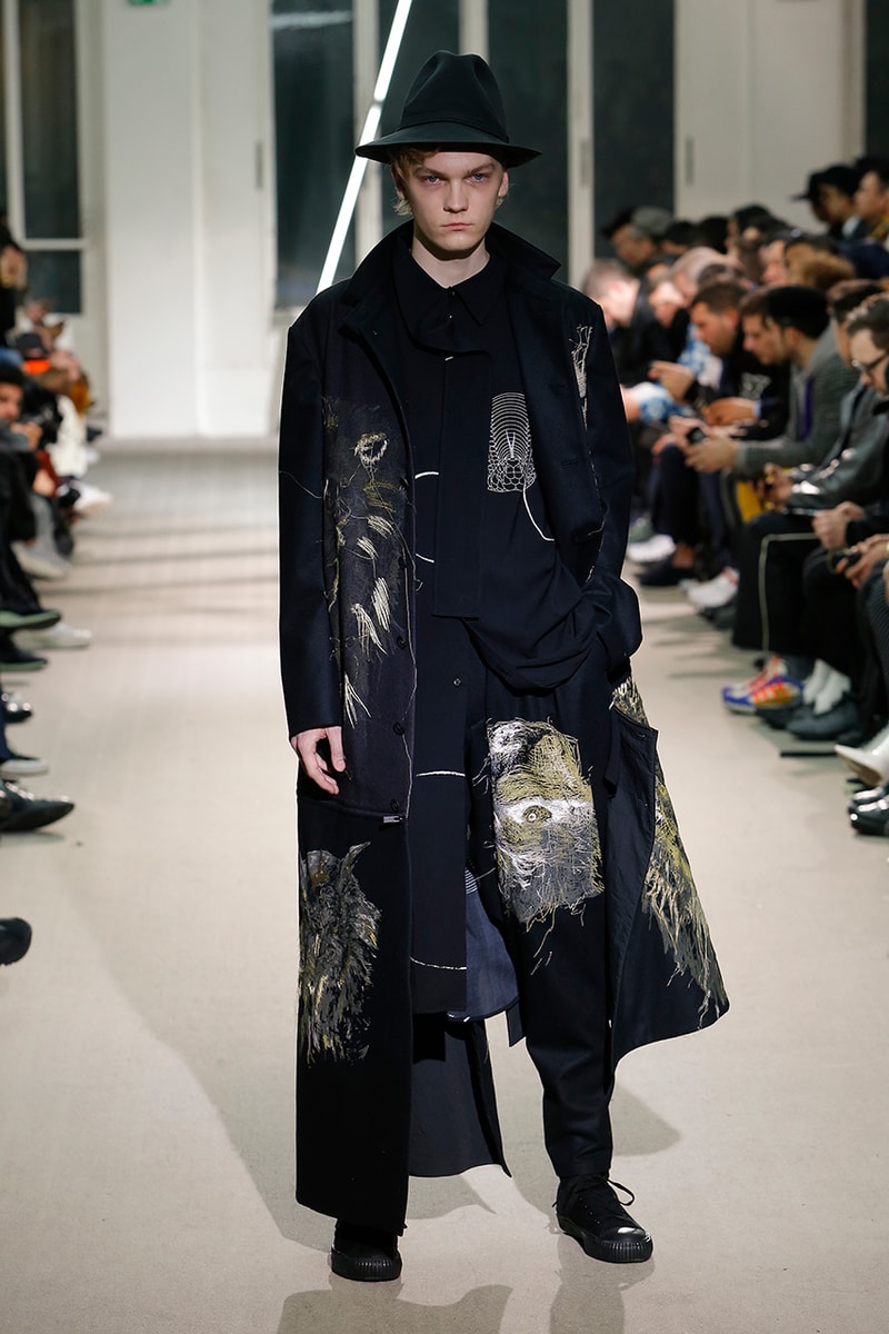 Yohji Yamamoto Pour Homme Fall Winter 2019 runway collection fashion week paris menswear