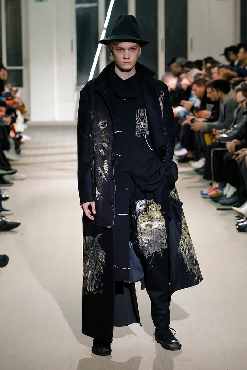 Yohji Yamamoto Pour Homme Fall Winter 2019 runway collection fashion week paris menswear