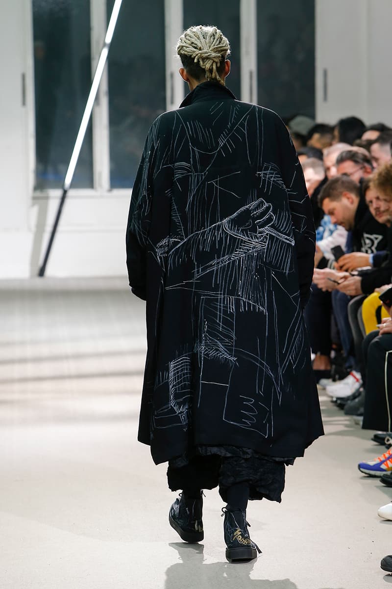 Yohji Yamamoto Pour Homme Fall Winter 2019 runway collection fashion week paris menswear