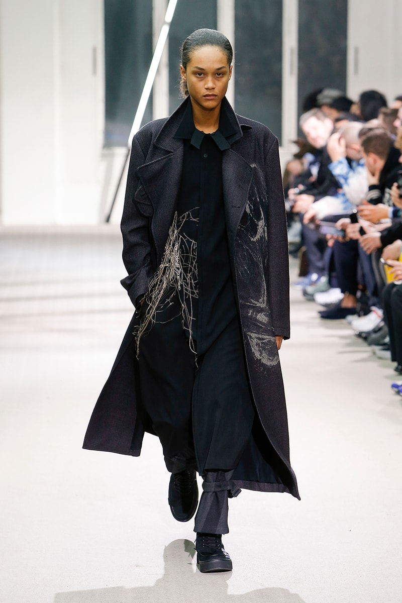 Yohji Yamamoto Pour Homme Fall Winter 2019 runway collection fashion week paris menswear