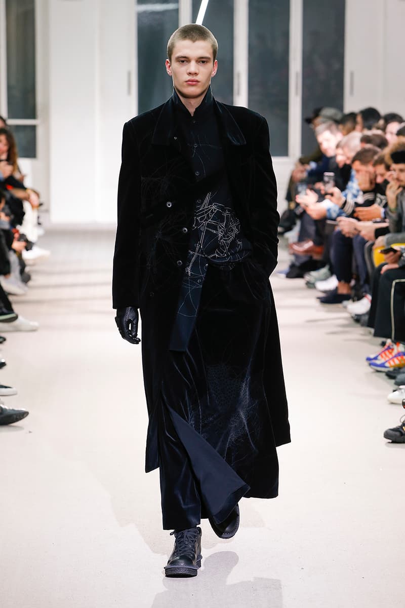 Yohji Yamamoto Pour Homme Fall Winter 2019 runway collection fashion week paris menswear
