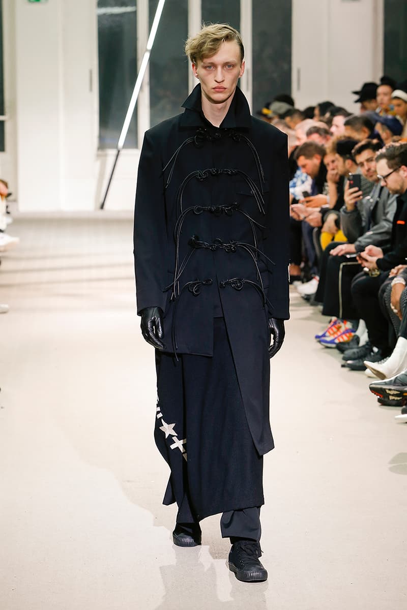 Yohji Yamamoto Pour Homme Fall Winter 2019 runway collection fashion week paris menswear