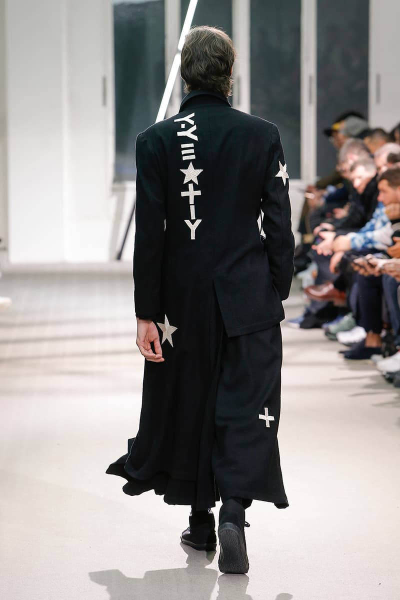 Yohji Yamamoto Pour Homme Fall Winter 2019 runway collection fashion week paris menswear