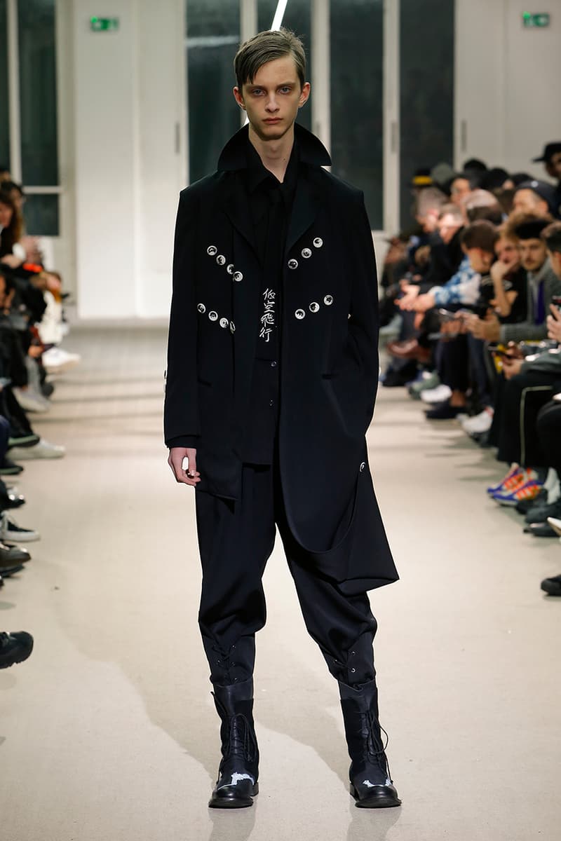 Yohji Yamamoto Pour Homme Fall Winter 2019 runway collection fashion week paris menswear