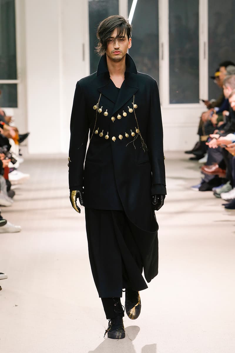 Yohji Yamamoto Pour Homme Fall Winter 2019 runway collection fashion week paris menswear